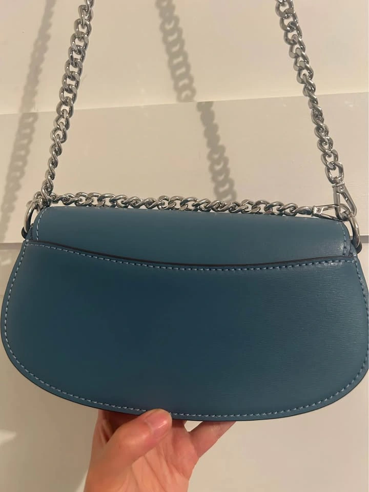 Michael Kors Teal Leather Shoulder Bag - photo 4