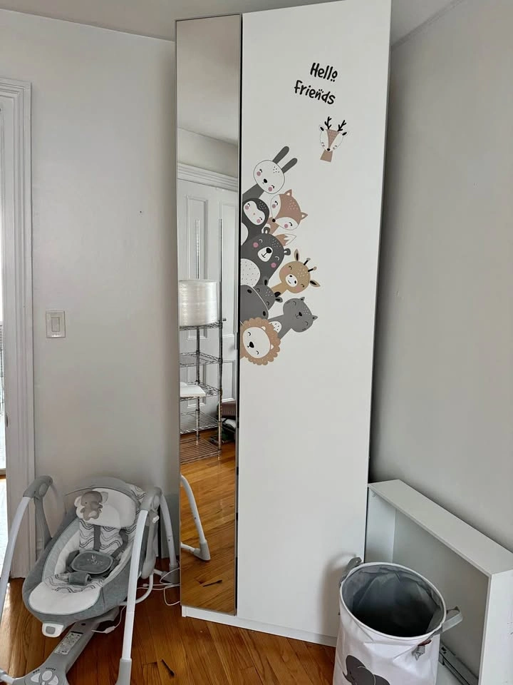IKEA PAX Wardrobe with Mirror and Drawers