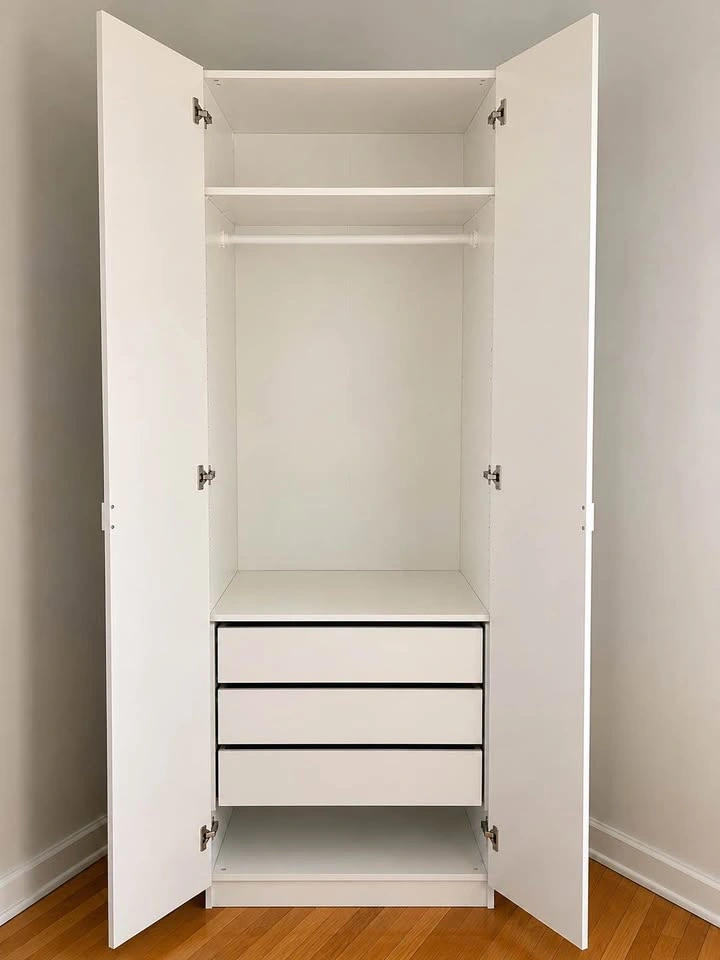 IKEA PAX Wardrobe with Mirror and Drawers - photo 2