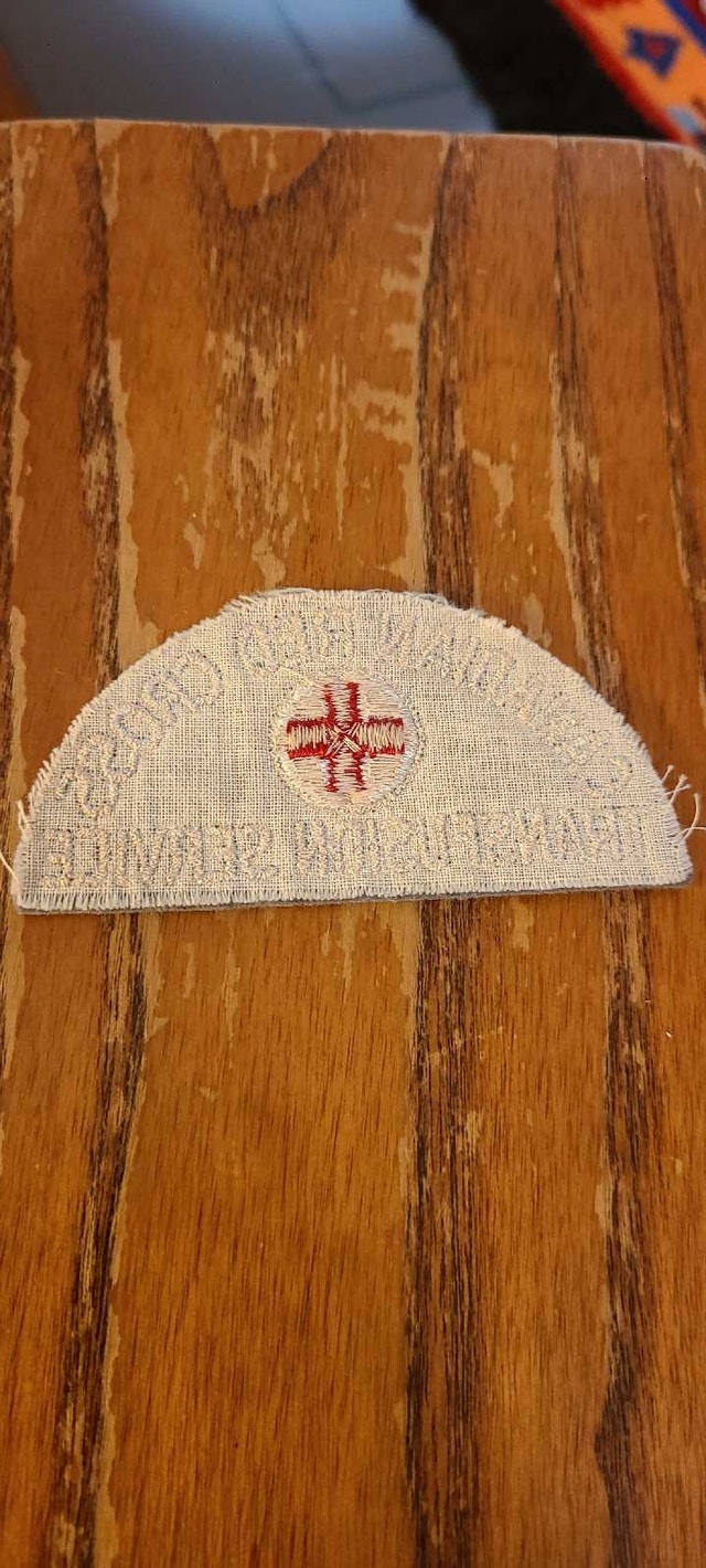Canadian Red Cross Transfusion Service Vintage Patch - photo 2