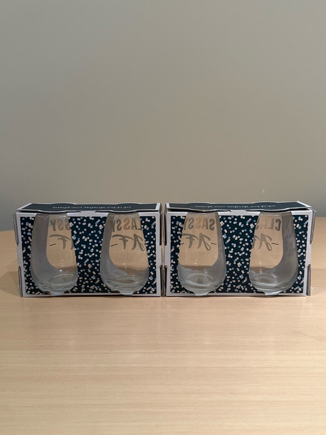 Classy & Sassy AF Stemless Wine Glasses - photo 4