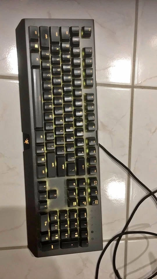 Wired LED Razer BlackWidow X Chroma Gunmetal keyboard