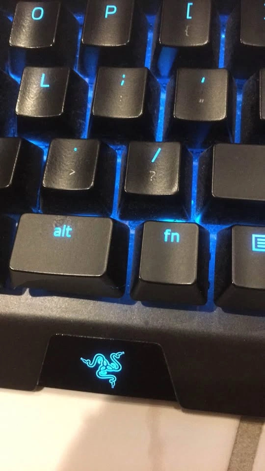 Wired LED Razer BlackWidow X Chroma Gunmetal keyboard - photo 5