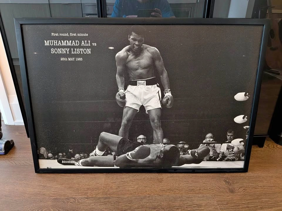 Muhammed Ali framed print