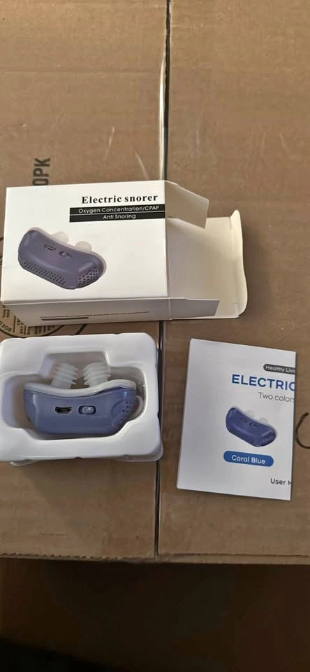 Electric anti snoring device