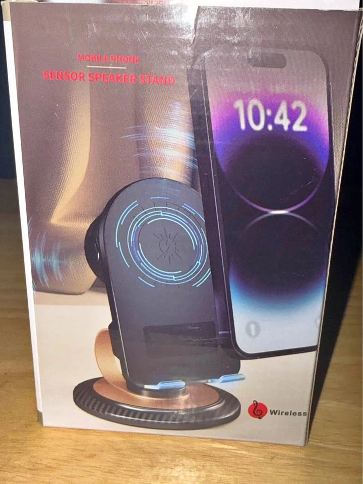 Brand new Inbox Mobile phone sensor speaker stand