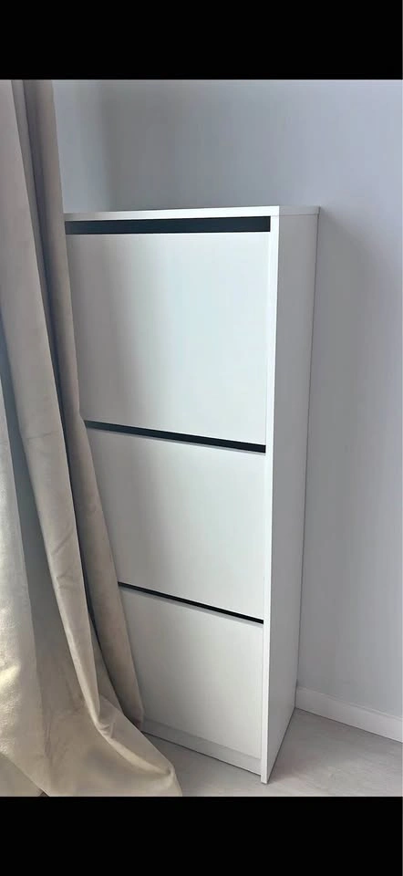 IKEA BISSA Shoe Cabinet (3 Compartments)