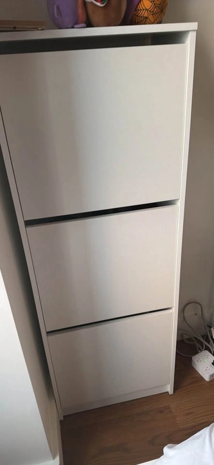 IKEA BISSA Shoe Cabinet (3 Compartments) - photo 3