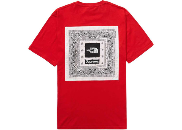 Supreme x The North Face "Bandana" T-Shirt - Size Med