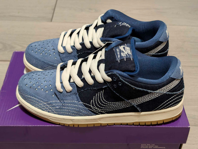 DS Nike "Sashiko Denim" SB Dunk Low - Size 8.5 - photo 3