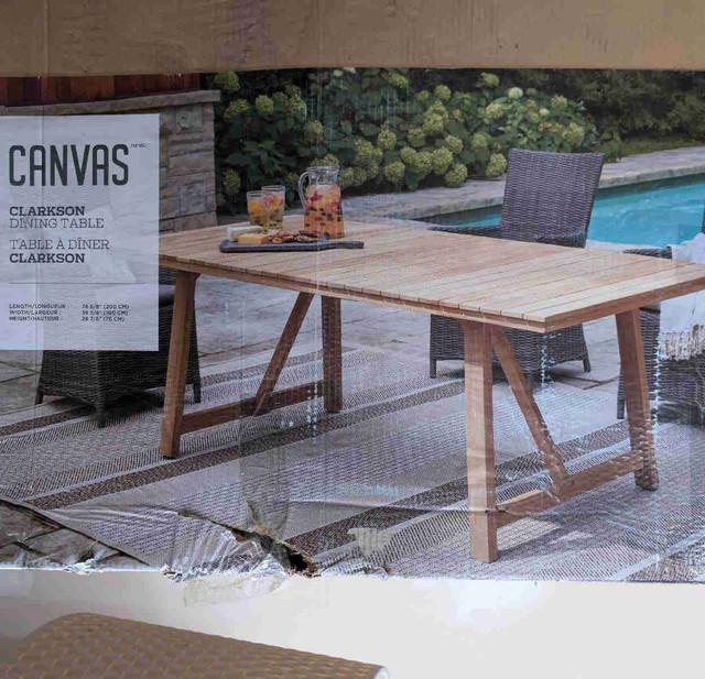 NEW Canvas Clarkson Dining Table