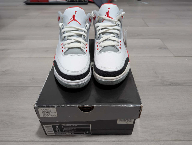 DS Jordan "Fire Red" 3 - Size 8 (2007 Release) - photo 2