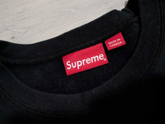 Supreme Black Pullover Box Logo Crewneck - XL image indicator(2)