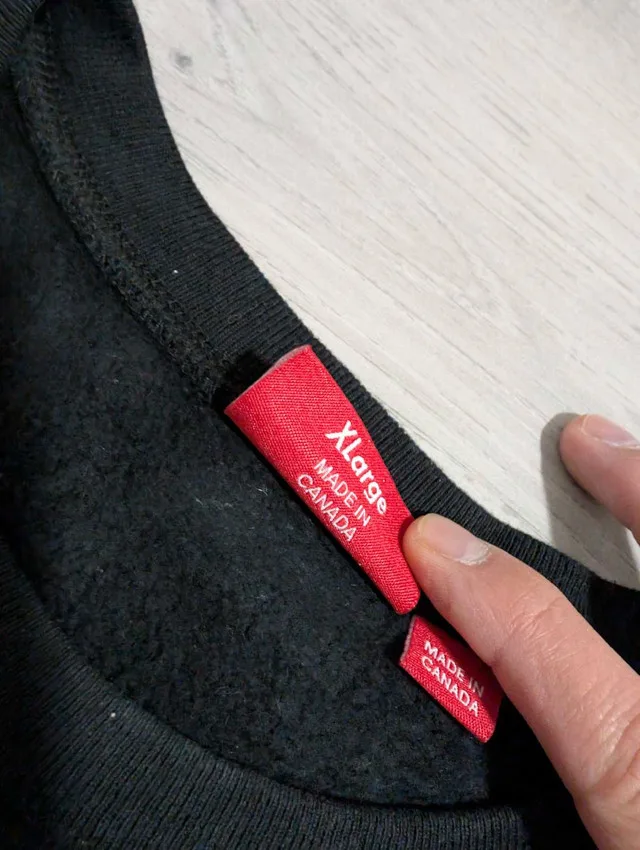 Supreme Black Pullover Box Logo Crewneck - XL image indicator(3)