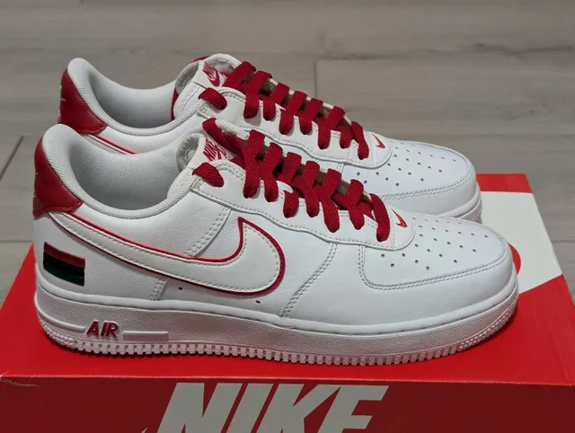 DS Nike "Black History Month" Air Force 1 Low - Size 8 (2015) thumbnail