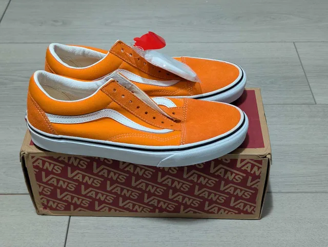 Vans Orange Tiger Old Skool - Size 7.5 thumbnail
