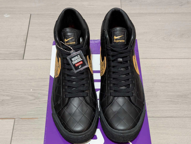 DS Nike x Supreme SB Black Blazer - Size 9.5 - photo 2