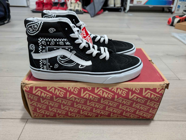 DS Vans "Paisley" SK8-Hi - Size 9.5