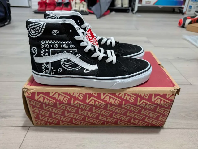 DS Vans "Paisley" SK8-Hi - Size 9.5 thumbnail