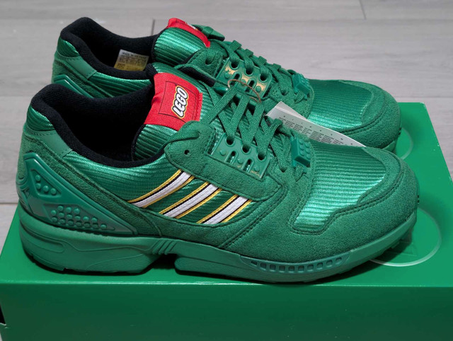 DS Adidas Green ZX 8000 Lego - Size 9.5
