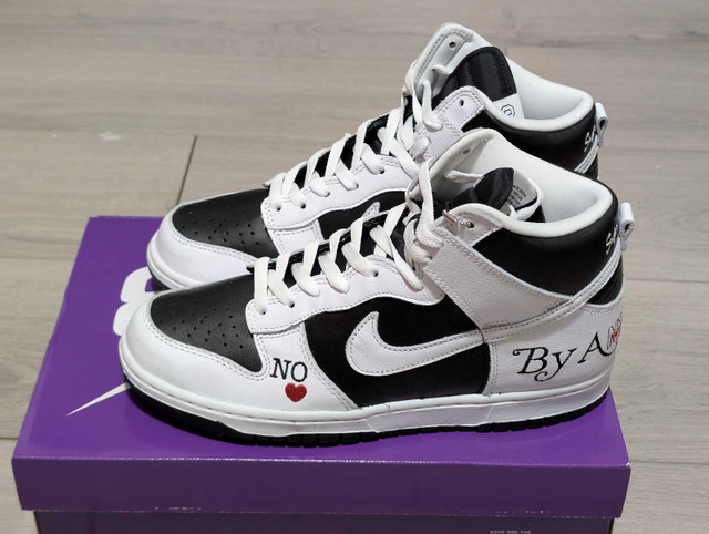 DS Nike x Supreme By Any Means SB Dunk High - Size 9 - photo 3