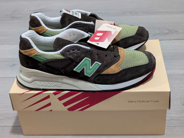 DS New Balance 998 Teddy Santis Brown/Green - Size 9
