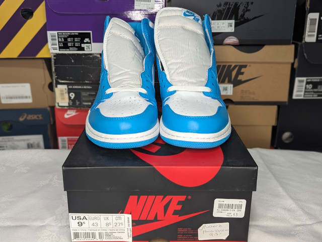 DS Nike Air Jordan "UNC" 1 High OG (2015) - Size 9.5 - photo 5