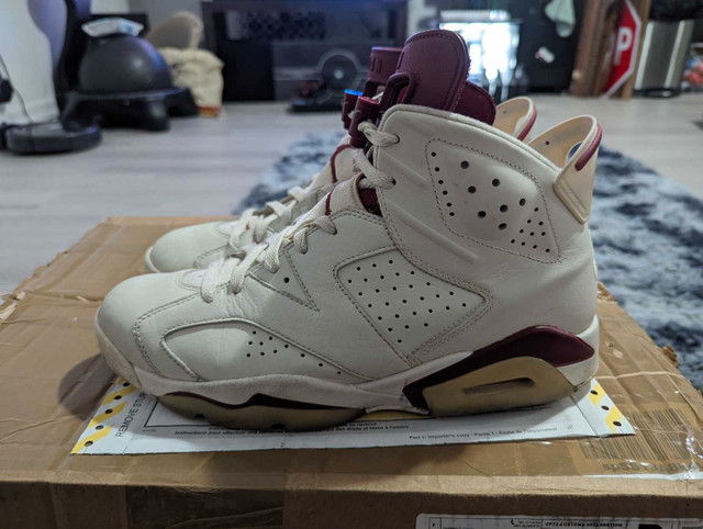 Jordan "Maroon" 6 - Size 9.5 - photo 3