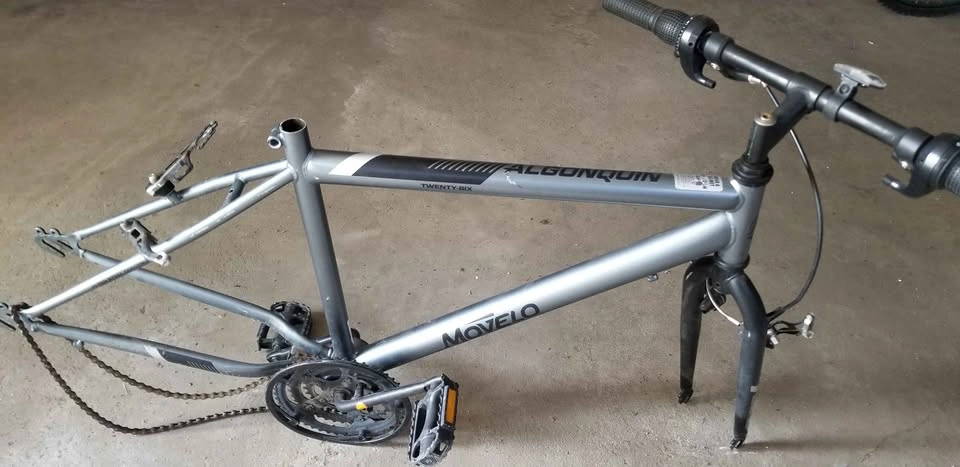 Grey Movelo Algonquin 26-inch Mountain Bike Frame