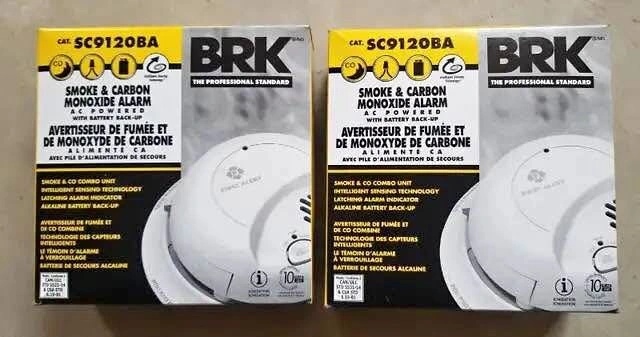 BRK Electronics SC9120BA Hardwired Smoke and CO Alarm