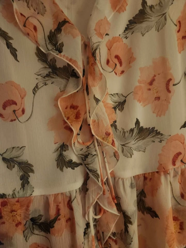 Haver + Blair Floral Ruffle Blouse Size 2X - photo 4