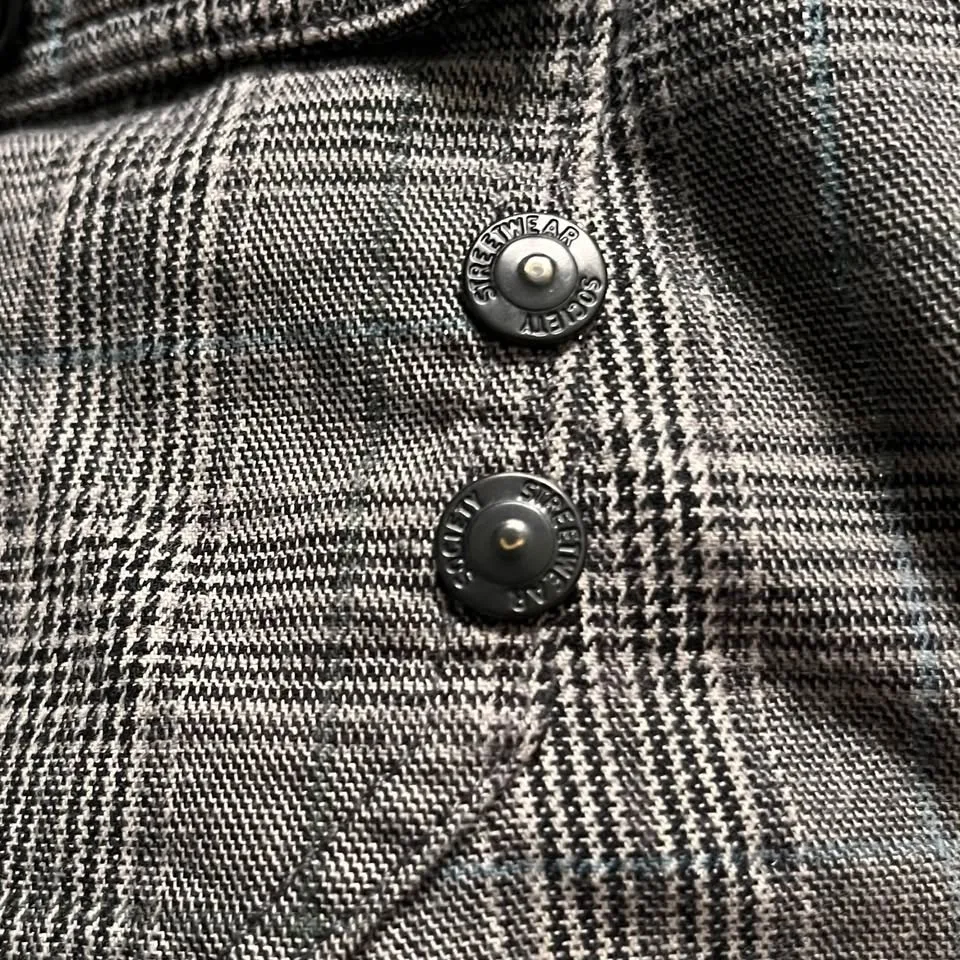 Y2K Plaid Flare Leg Women’s Size 13 Low Rise Pants image indicator(7)