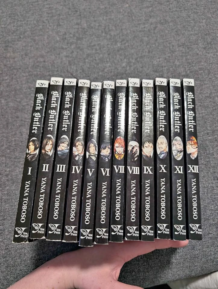 Black Butler Manga Set Vol. 1–12 (English) for Sale!