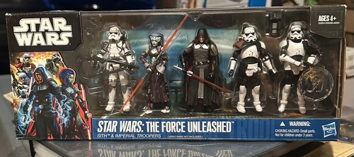 Star Wars The Force Unleashed Sith & Imperial Troopers 5 Pack