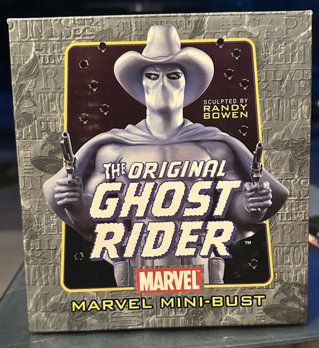 Marvel Original Ghost Rider Mini-Bust Statue-Randy Bowen