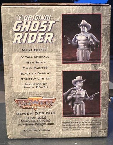 Marvel Original Ghost Rider Mini-Bust Statue-Randy Bowen - photo 2