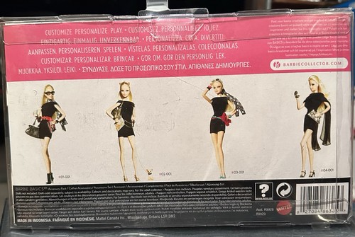 2009 Barbie Mattel Barbie Basics Accessories Look 02 #R9929 - photo 2