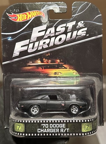 HOT WHEELS RETRO ENTERTAINMENT FAST & FURIOUS 1970 DODGE CHARGER