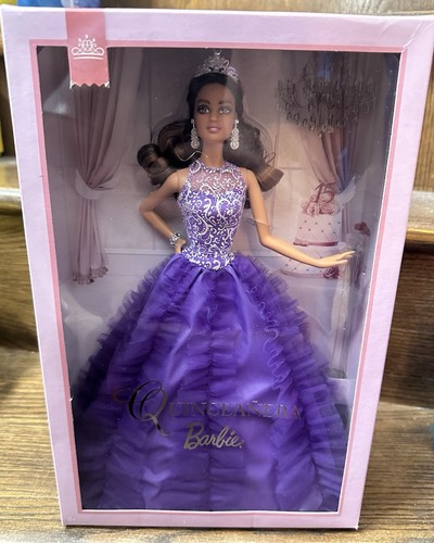 Quinceanera Barbie Doll Purple Gown New In Box 2016 Mattel DWF61