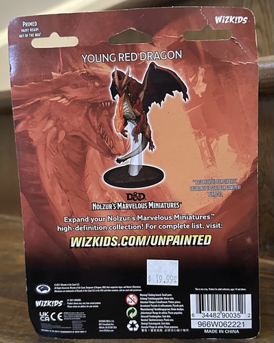 Young Red Dragon Nolzur's D&D Miniature Unpainted - photo 3