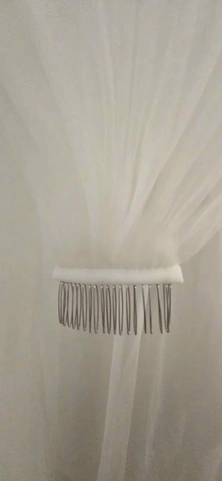 Wedding veil - knee length - photo 2