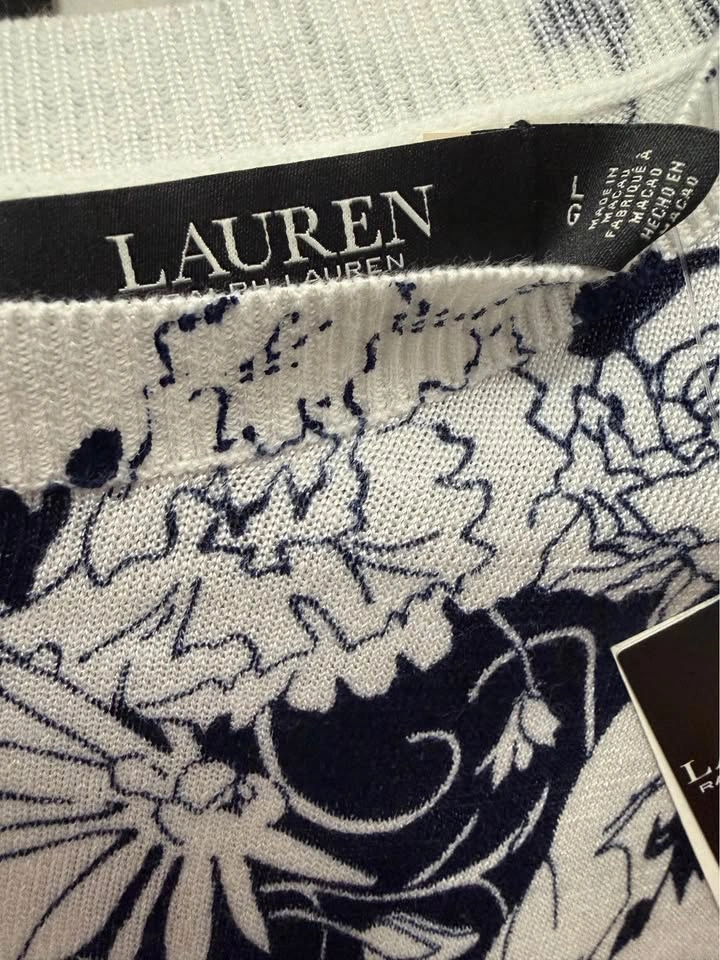 Lauren Ralph Lauren Floral Knit Top - brand new with tags - photo 5