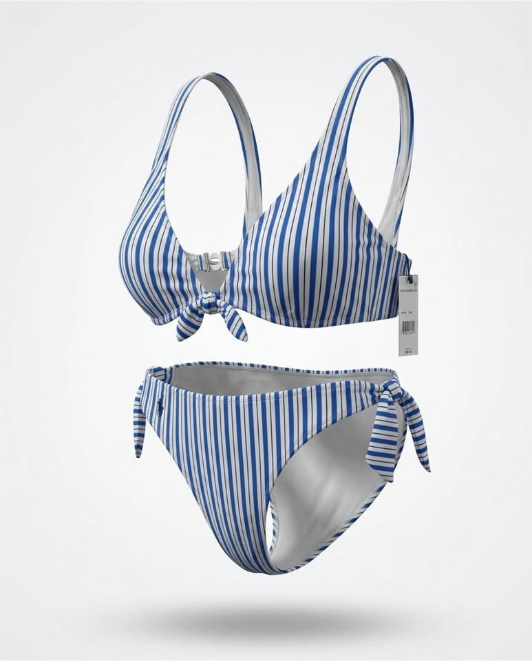 Ralph Lauren blue white striped bikini set brand new with tags - photo 2