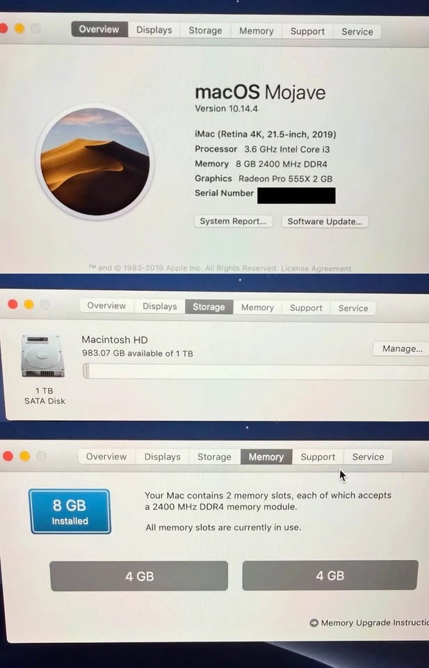 Apple iMac Bundle (2019 21.5” Retina 4K + 2012 27”) - photo 4