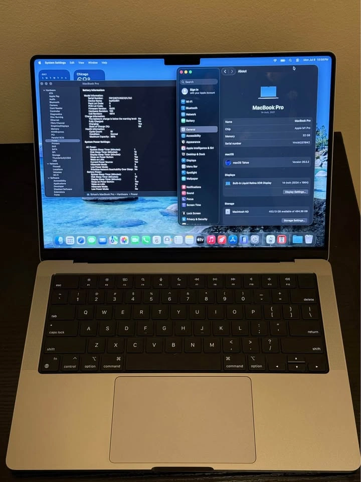MacBook Pro 14-inch, M1 Pro 2021 32GB RAM 512SSD - photo 2