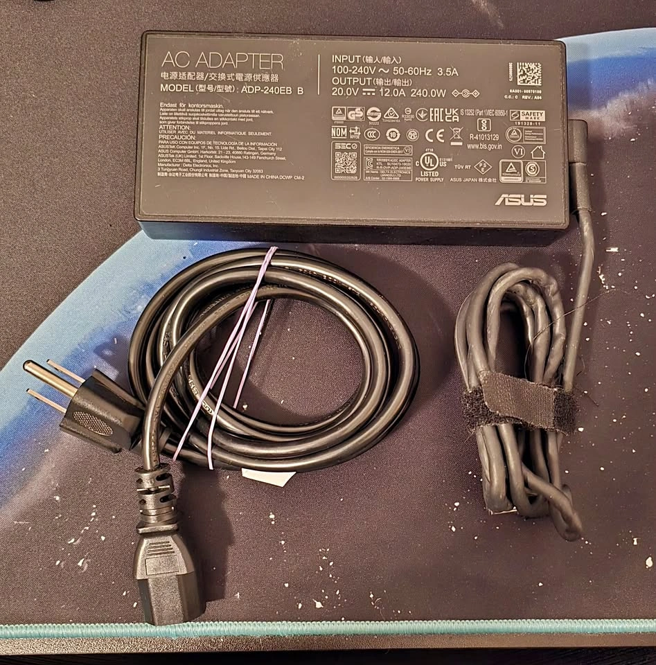 Asus ROG 240W DC Adapter - Barrel Style Charger