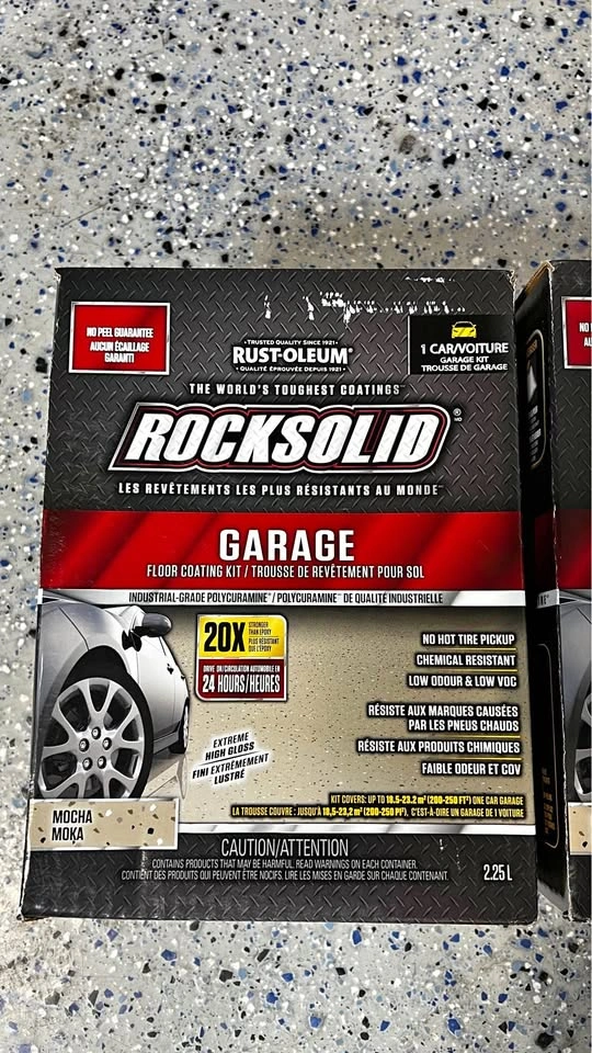 2 Rust-Oleum RockSolid Garage Floor Coating Kit