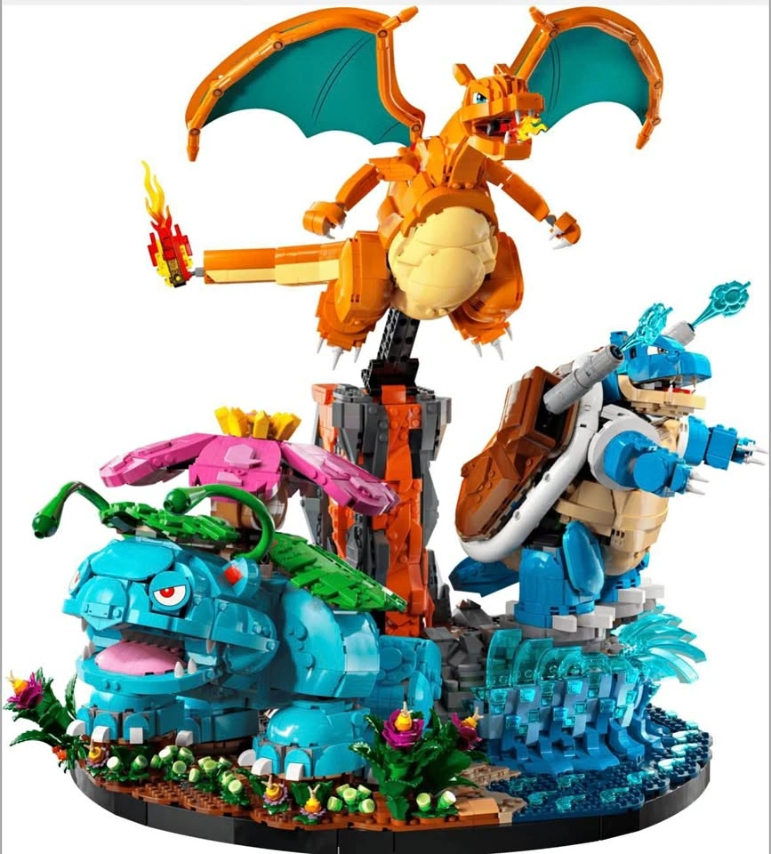 Lego Set 72153 Venusaur, Charizard and Blastoise