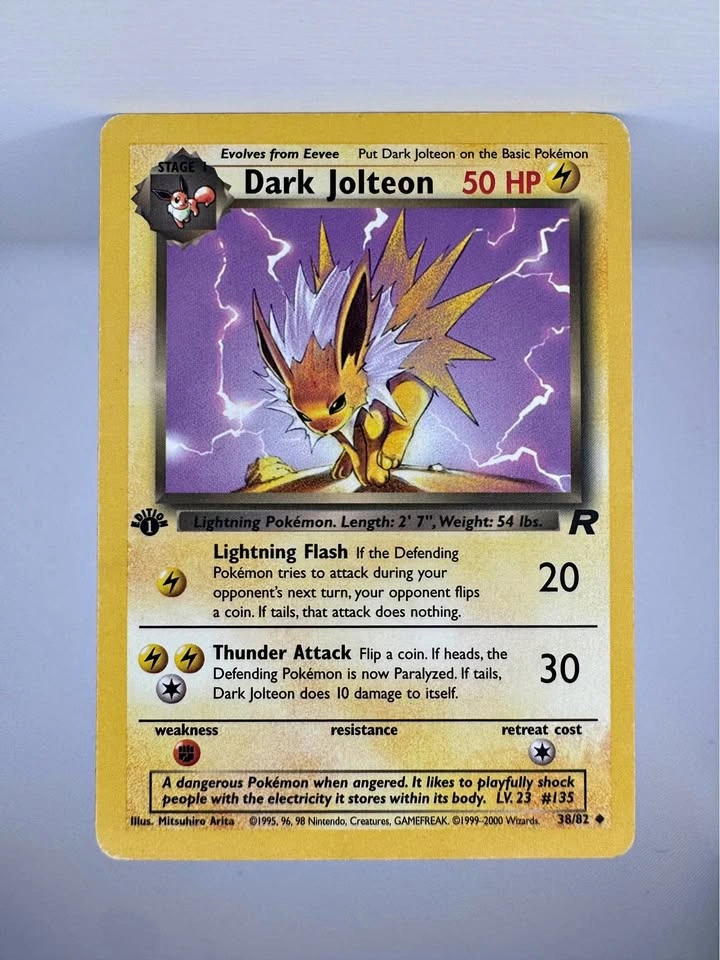 Dark Jolteon (Team Rocket) Pokemon Card