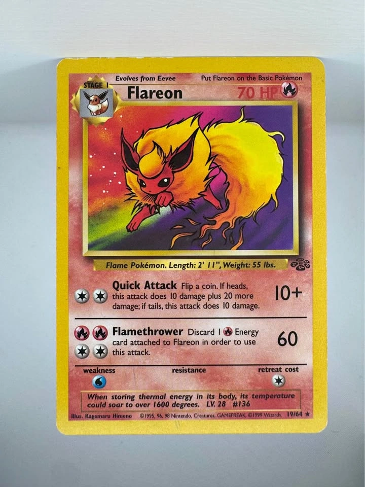 Flareon (Jungle) Pokemon Card